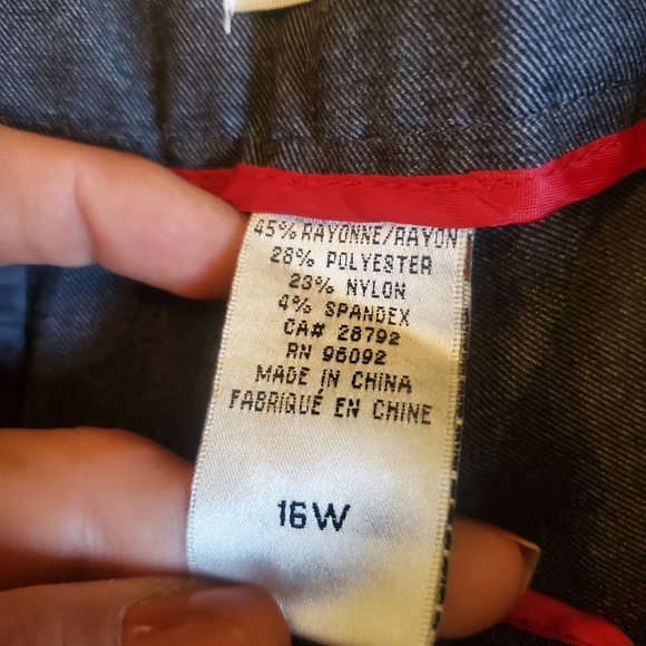 Dalia Collection Trousers NWT Women's Size 16W - Picture 2 of 6